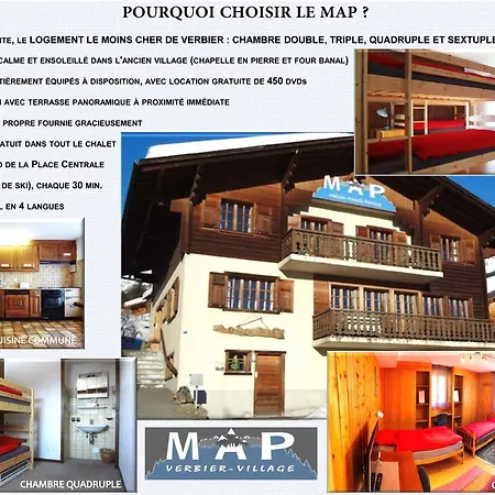 Hostel Map Verbier-village