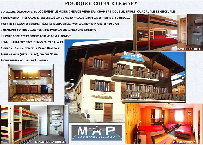 Hostel Map Verbier-village